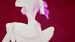 Beautiful anime beauty Perona in hot 3D porn action