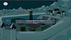 Busty korra gives passionate handjob in hentai game