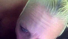 wife gives blowjob and rides husband in pov