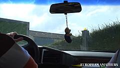 Chubby blonde gets double penetration and fisting