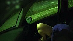 Public parking lot encounter: wife's surprise squirts and all