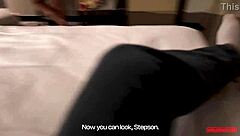 Cash-strapped stepmom rents hotel room for kinky sex acts