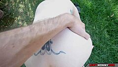 Pervert Stepson, Are You Fucking Your Stepmom Outdoor?