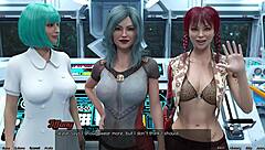 Hot Indian MILF in space: Curvy beauty in a tight outfit
