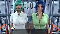 Hot Indian MILF in space: Curvy beauty in a tight outfit