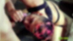 Twink Camilo Brown bounces on huge Latino cock