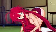 Hey, watch Rias Gremory master fucking like a pro