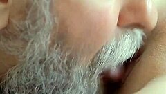 Young Hottie Sucks Old Man's Cock