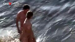 beach voyeur catches hot teen 18+ babe getting hammered
