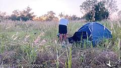 I, uh, got wild with my cute asian gf on camping trip, ya know?