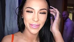 mj fresh, the real dirty girl, gets unexpected sex with deepthroat and doggystyle riding monster cock