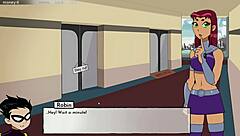 18Titans part 28 hints at intense scenes with Starfire, Blackfire, and Jinx