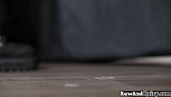 Gay bear's raw and intense anal sex with an otter