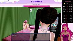 Vtuber Lewdneko Plays Harem Hotel Part 27 With Maid Femdom And Creampie