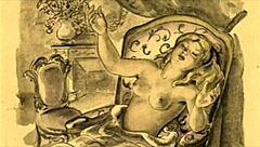 Vintage erotic illustration, does it turn you on?