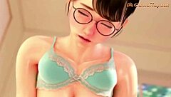 Beautiful Japan teacher gets cum inside her ass in this 3D game