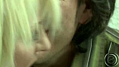 Antinia La Rouge Performs Intense Blowjob. Blonde Bombshell Takes Cumshot on Tits and Face.
