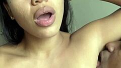 Amateur couple enjoys sensual armpit and nipple licking
