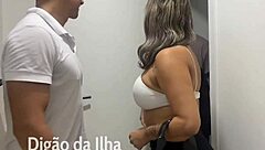 Wife enjoys relaxing massage with husband and friend