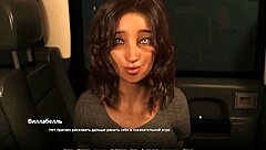 Big tits and big ass in animated porn video at work
