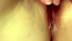 Monster Dildo Stretches Wet Pussy Lips Twice