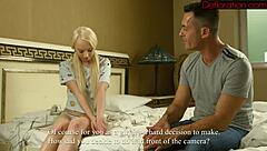 Hot blonde Zoya gives intense blowjob in steamy session