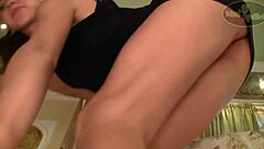 Hot Teen In Sexy Black Dress!