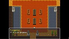 Exploring Mirenas Manor hentai game episode 1 with bath scene and large witch features