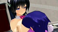 Shayna in action in this animated porn video
