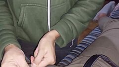 Busty mother-in-law tit-fucks and swallows cum