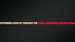 Nerdy dominatrix punishes with deepthroat.