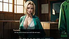 Tsunade's big boobs and riding skills in Hokage's life