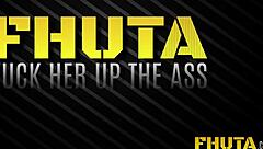 Fhuta - Dirty Slut Gets Bent Over for Anal Punishment