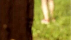 Summer is perfect for watching horny wives flash outdoors 😏