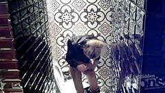 Hidden Cam Catches Pink Anus in Toilet