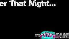 why is this teasing stepsister asking for big cock spanking?