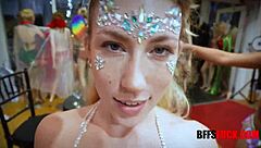 Fantasy Fest Gangbang with Wild Teen 18+ Babes