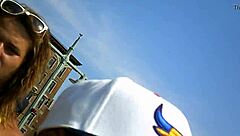 BBW flashes panties at Pride 2016!