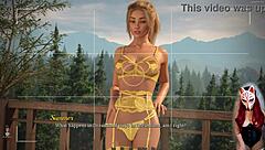 Beautiful Blonde Gives Outdoor Footjob in Dreamland!