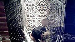 Pink Anal Voyeur: Hidden camera action