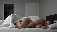 Chubby Curvy Wife Moans As Husband Slips Into Bed And Then Into Her, Making Her Orgasm Twice
