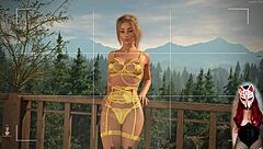 Beautiful Blonde Gives Outdoor Footjob in Dreamland!