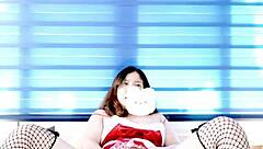 A Korea Girl Strips Down in Sexy Anime Hentai Action