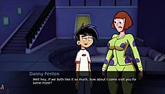 Maddie’s red hair goes wild in this Danny Phantom hentai
