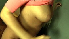 Riley Evans sucks big cocks in gloryhole