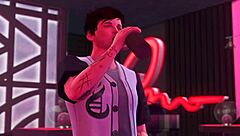 Tipsy Stars Kiss In 3D Hentai?