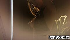 i seduce him as busty blonde teen in lingerie for anal