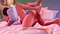 Nerdy student explores 3d hentai for the first time