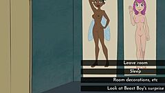 Teen Anime Game Leads to Cum on Blackfire