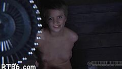 Beautiful body and great blow job skills in BDSM scene